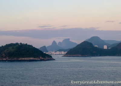 Rio de Janeiro, Rio de Janeiro Brazil, sunrise, Oceania Cruises, Sirena, Sugarloaf Mountain