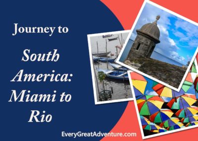 Cover for photo journal of South American Cruise from Miami to Rio