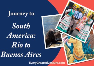 Cover for journey to South America: Rio to Buenos Aires, a photo journal