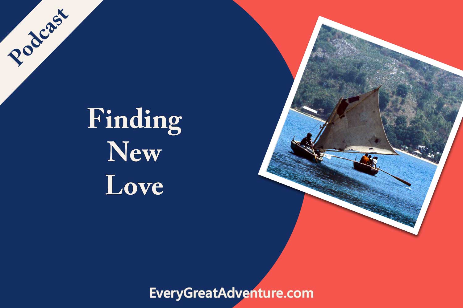 podcast cover for finding new love