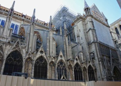 Large cathedral with scaffolding